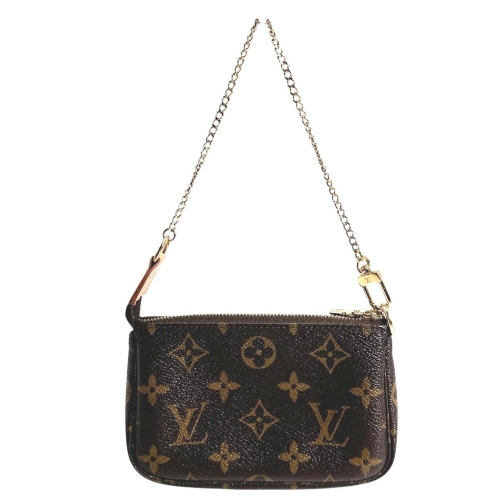 LOUIS VUITTON Brown Monogram Canvas Pochette Pouch - Picture 2 of 12